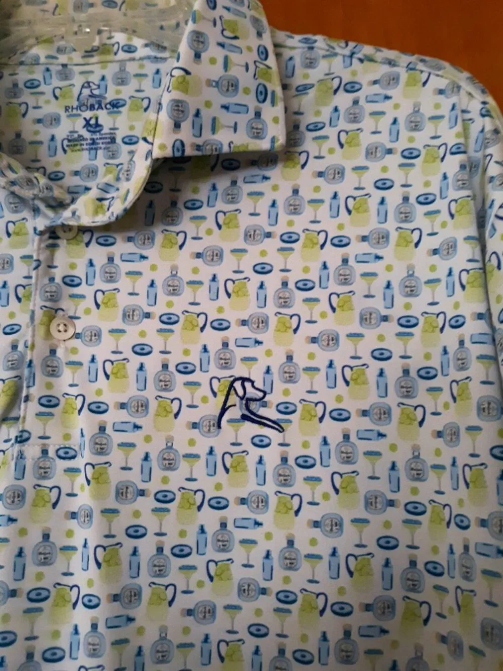 Rhoback Men's Performance Margarita Polo Shirt